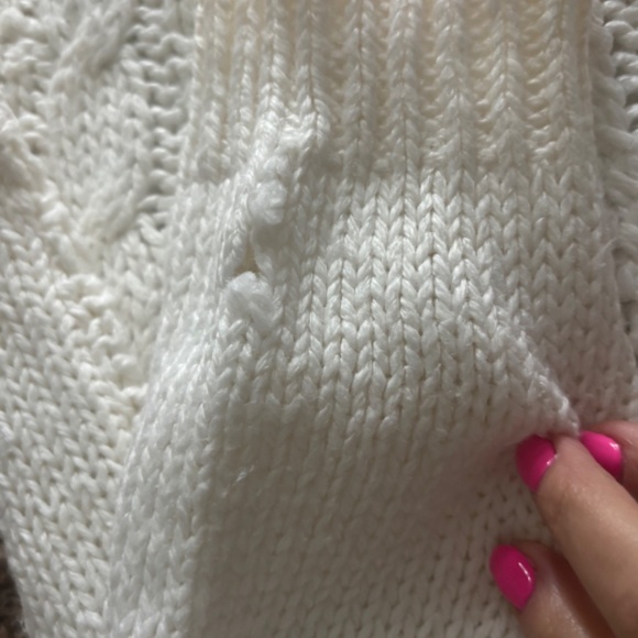 Vintage 90's Hand Knit Chunky Geometric Sweater - Jamie Scott- Medium - Picture 8 of 9